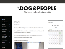 Tablet Screenshot of dogandpeople.se